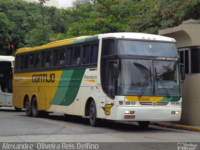 Empresa Gontijo de Transportes 15205 na cidade de São Paulo, São Paulo, Brasil, por Alexandre  Oliveira Reis Delfino. ID da foto: 2274212.