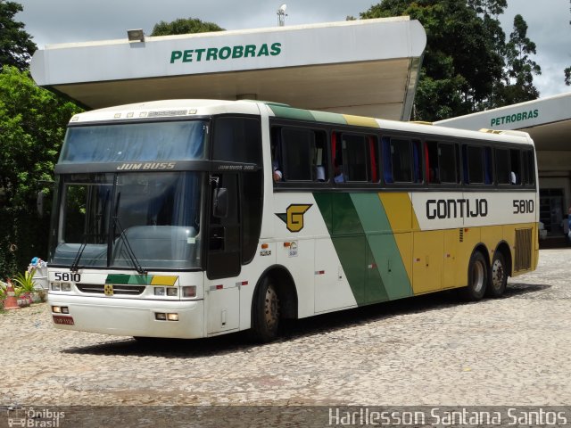 Empresa Gontijo de Transportes 5810 na cidade de Caeté, Minas Gerais, Brasil, por Harllesson Santana Santos. ID da foto: 2274990.