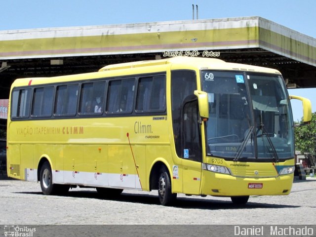 Viação Itapemirim 9705 na cidade de Vitória da Conquista, Bahia, Brasil, por Daniel  Machado. Número da foto: #2274735.