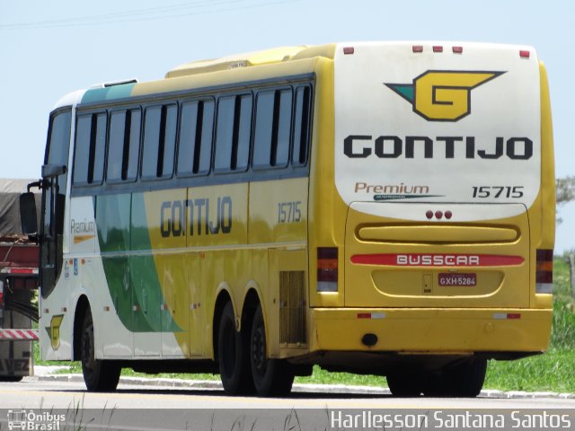 Empresa Gontijo de Transportes 15715 na cidade de Vitória da Conquista, Bahia, Brasil, por Harllesson Santana Santos. ID da foto: 2274791.