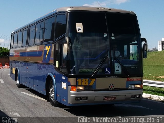 Transporte e Turismo Bonini 187 na cidade de Aparecida, São Paulo, Brasil, por Fabio Alcantara. Número da foto: #2293924.
