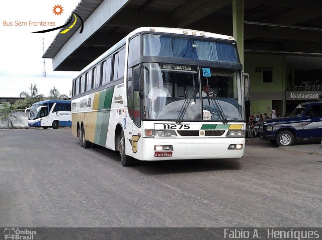 Empresa Gontijo de Transportes 11275 na cidade de Ipueiras, Ceará, Brasil, por Fábio A.  Henriques. Número da foto: #2294622.