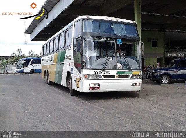 Empresa Gontijo de Transportes 11275 na cidade de Ipueiras, Ceará, Brasil, por Fábio A.  Henriques. ID da foto: 2294622.