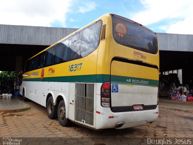 Nacional Expresso 16317 na cidade de Iporá, Goiás, Brasil, por Douglas Jesus. ID da foto: 2293391.