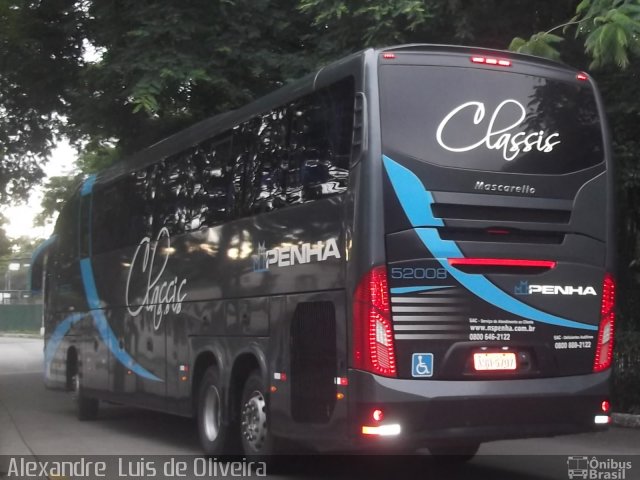 Empresa de Ônibus Nossa Senhora da Penha 52008 na cidade de São Paulo, São Paulo, Brasil, por Alexandre  Luis de Oliveira. Número da foto: #2294536.