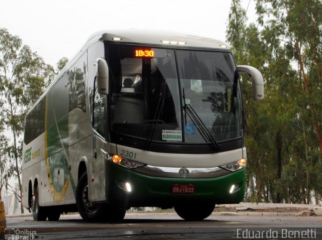 Verde Transportes 2301 na cidade de Cuiabá, Mato Grosso, Brasil, por Eduardo Benetti . ID da foto: 2293450.