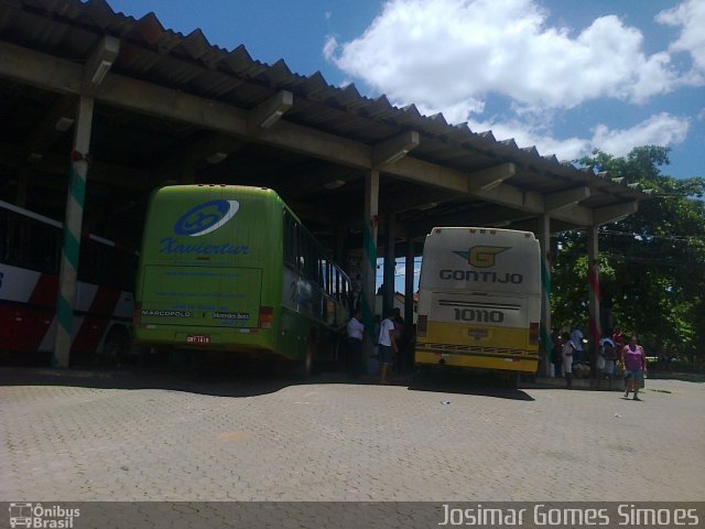 Empresa Gontijo de Transportes 10110 na cidade de Minas Novas, Minas Gerais, Brasil, por Josimar Gomes Simoes. ID da foto: 2294106.