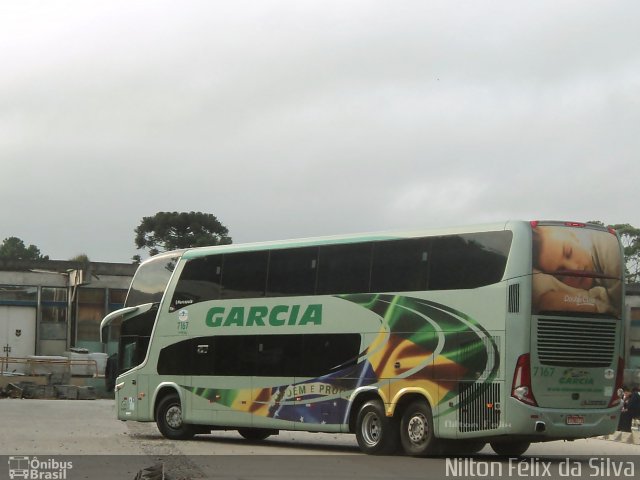 Viação Garcia 7167 na cidade de Curitiba, Paraná, Brasil, por Nilton Félix da Silva. ID da foto: 2293951.