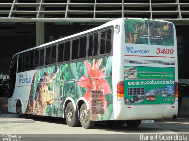 Viação Nova Integração 3409 na cidade de Florianópolis, Santa Catarina, Brasil, por Daniel Guardiola. Número da foto: #2296777.