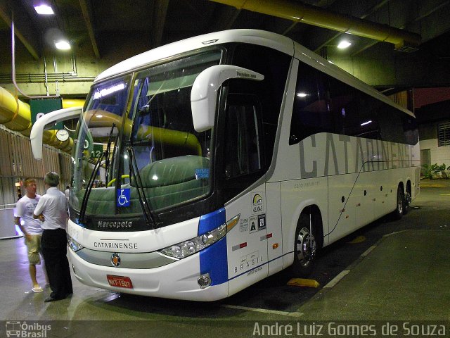 Auto Viação Catarinense 3393 na cidade de São Paulo, São Paulo, Brasil, por André Luiz Gomes de Souza. Número da foto: #2296489.