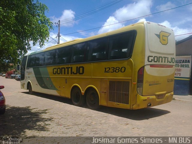 Empresa Gontijo de Transportes 12380 na cidade de Minas Novas, Minas Gerais, Brasil, por Josimar Gomes Simoes. Número da foto: #2296270.
