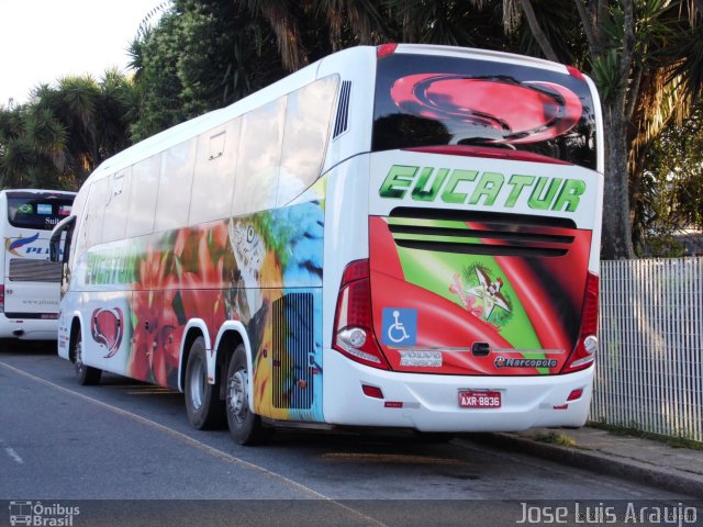 Eucatur - Empresa União Cascavel de Transportes e Turismo 4932 na cidade de Curitiba, Paraná, Brasil, por Jose Luis Araujo. ID da foto: 2296140.