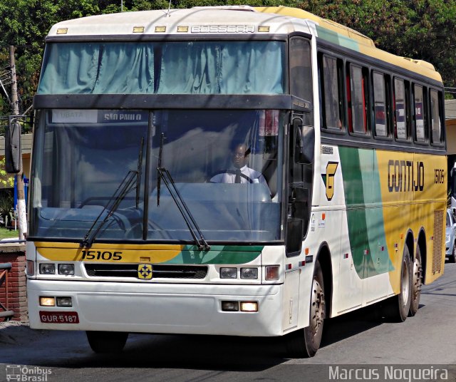 Empresa Gontijo de Transportes 15105 na cidade de Volta Redonda, Rio de Janeiro, Brasil, por Marcus Nogueira . Número da foto: #2296774.