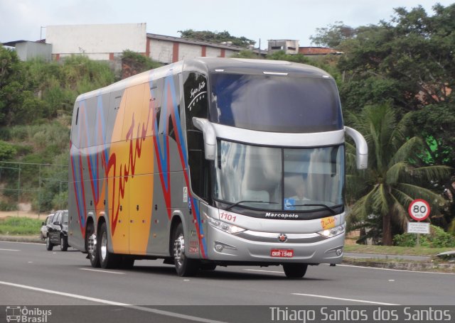 Zutur Turismo 1101 na cidade de Salvador, Bahia, Brasil, por Thiago Santos. ID da foto: 2297053.