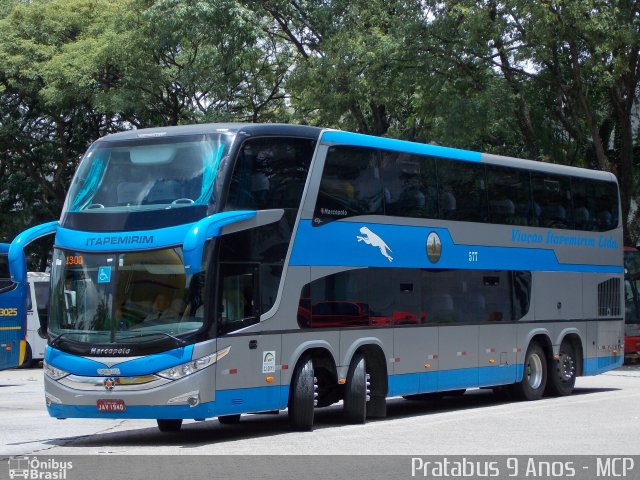 Viação Itapemirim 577 na cidade de São Paulo, São Paulo, Brasil, por Cristiano Soares da Silva. Número da foto: #2297924.