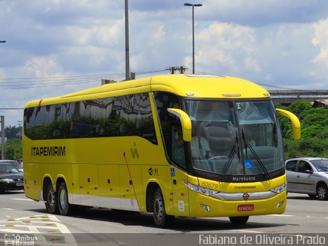 Viação Itapemirim 60679 na cidade de São Paulo, São Paulo, Brasil, por Fabiano de Oliveira Prado. Número da foto: #2298041.