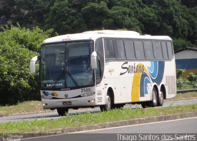 Empresas de Transportes Santana e São Paulo 2500 na cidade de Salvador, Bahia, Brasil, por Thiago Santos. ID da foto: 2298078.