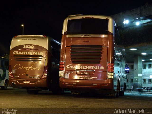 Expresso Gardenia 3320 na cidade de Belo Horizonte, Minas Gerais, Brasil, por Adão Raimundo Marcelino. Número da foto: #2298275.