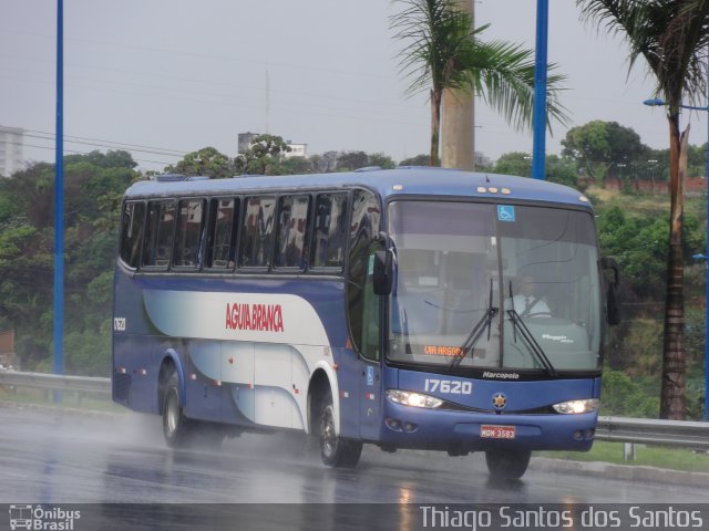 Viação Águia Branca 17620 na cidade de Salvador, Bahia, Brasil, por Thiago Santos. ID da foto: 2298152.