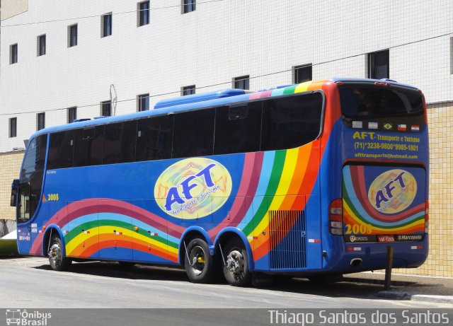 AFT Transportes e Turismo 2008 na cidade de Fortaleza, Ceará, Brasil, por Thiago Santos. ID da foto: 2298099.