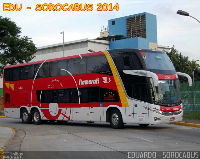 Expresso Itamarati 6013 na cidade de São Paulo, São Paulo, Brasil, por EDUARDO - SOROCABUS. ID da foto: 2297934.