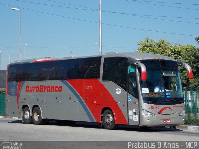 Viação Ouro Branco 16171 na cidade de São Paulo, São Paulo, Brasil, por Cristiano Soares da Silva. Número da foto: #2297914.