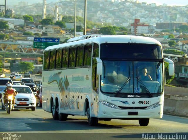 Viação Pernambucana Transporte e Turismo 301 na cidade de Belo Horizonte, Minas Gerais, Brasil, por Adão Raimundo Marcelino. ID da foto: 2299149.