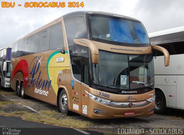 Poloni Turismo 3300 na cidade de São Paulo, São Paulo, Brasil, por EDUARDO - SOROCABUS. Número da foto: #2297938.