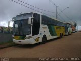 Empresa Gontijo de Transportes 12035 na cidade de Minas Novas, Minas Gerais, Brasil, por Josimar Gomes Simoes. Número da foto: #:id.