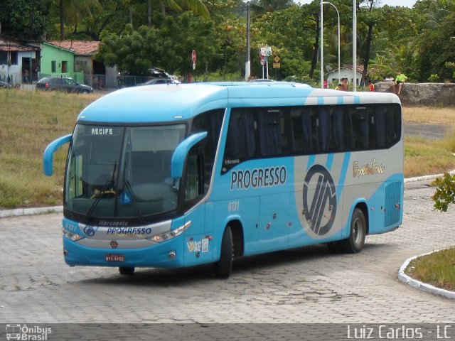 Auto Viação Progresso 6131 na cidade de João Pessoa, Paraíba, Brasil, por Luiz Carlos de Santana. Número da foto: #2300352.