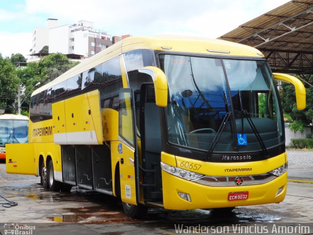 Viação Itapemirim 60657 na cidade de Ipatinga, Minas Gerais, Brasil, por Wanderson Vinícius Amorim. ID da foto: 2301467.