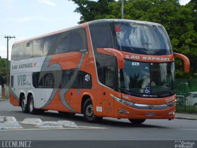 Viação São Raphael 10000 na cidade de São Paulo, São Paulo, Brasil, por Luis Nunez. ID da foto: 2301484.