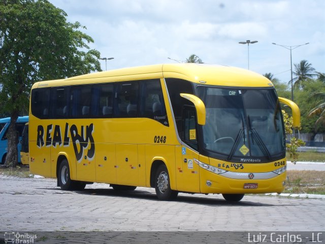 Expresso Real Bus 0248 na cidade de João Pessoa, Paraíba, Brasil, por Luiz Carlos de Santana. ID da foto: 2300416.