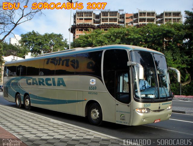 Viação Garcia 6569 na cidade de Sorocaba, São Paulo, Brasil, por EDUARDO - SOROCABUS. Número da foto: #2300482.