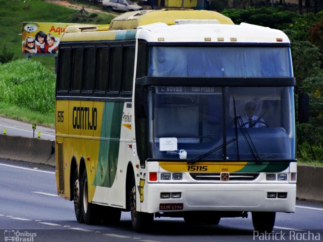 Empresa Gontijo de Transportes 15115 na cidade de Pindamonhangaba, São Paulo, Brasil, por Patrick Rocha. ID da foto: 2300949.