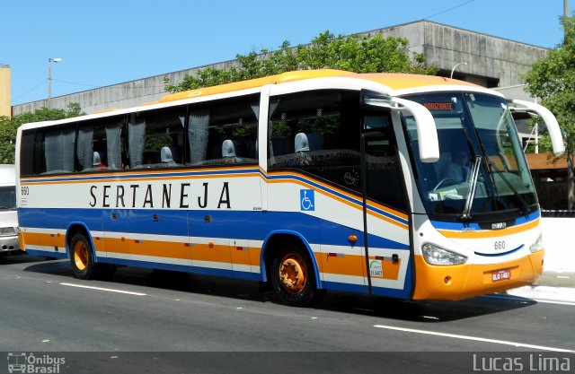 Viação Sertaneja 660 na cidade de Belo Horizonte, Minas Gerais, Brasil, por Lucas Lima. Número da foto: #2303756.