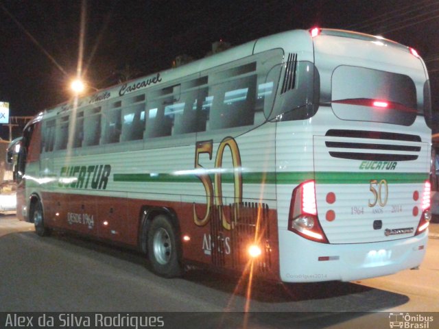 Eucatur - Empresa União Cascavel de Transportes e Turismo 4948 na cidade de Porto Velho, Rondônia, Brasil, por Alex da Silva Rodrigues. ID da foto: 2303772.