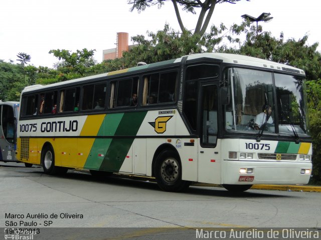 Empresa Gontijo de Transportes 10075 na cidade de São Paulo, São Paulo, Brasil, por Marco Aurélio de Oliveira. ID da foto: 2302282.