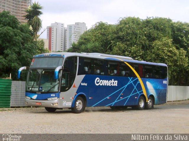 Viação Cometa 8112 na cidade de Curitiba, Paraná, Brasil, por Nilton Félix da Silva. Número da foto: #2302218.
