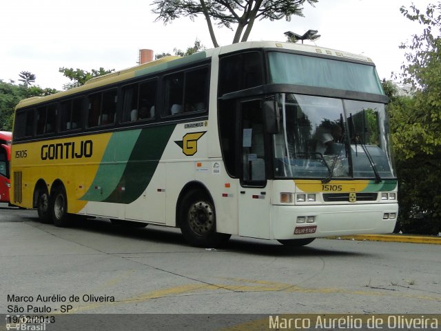 Empresa Gontijo de Transportes 15105 na cidade de São Paulo, São Paulo, Brasil, por Marco Aurélio de Oliveira. Número da foto: #2302305.