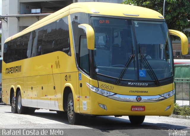 Viação Itapemirim 60631 na cidade de Rio de Janeiro, Rio de Janeiro, Brasil, por Rafael Costa de Melo. Número da foto: #2303705.