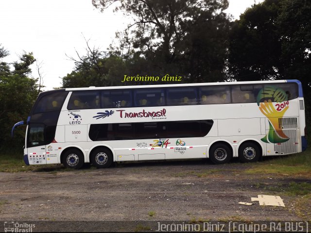 Transbrasil Turismo 5500 na cidade de Aparecida, São Paulo, Brasil, por Jerônimo Diniz. Número da foto: #2305359.