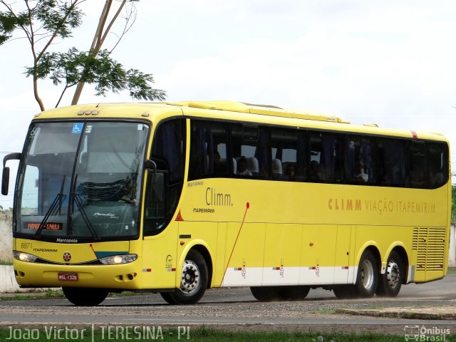 Viação Itapemirim 8871 na cidade de Teresina, Piauí, Brasil, por João Victor. Número da foto: #2303883.
