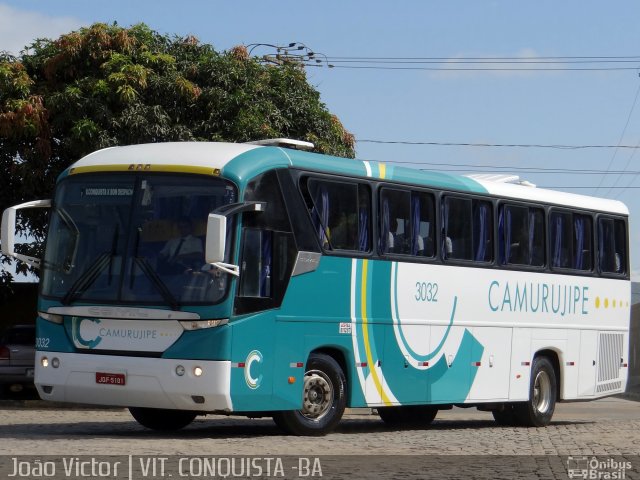 Auto Viação Camurujipe 3032 na cidade de Vitória da Conquista, Bahia, Brasil, por João Victor. ID da foto: 2303869.