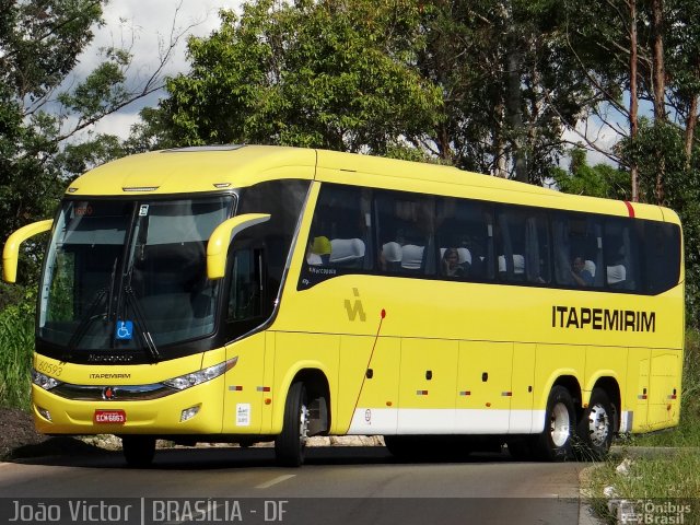 Viação Itapemirim 60593 na cidade de Brasília, Distrito Federal, Brasil, por João Victor. Número da foto: #2304859.