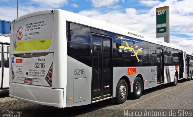 Metra - Sistema Metropolitano de Transporte 5216 na cidade de São Bernardo do Campo, São Paulo, Brasil, por Marco Antonio da Silva. Número da foto: #2304112.