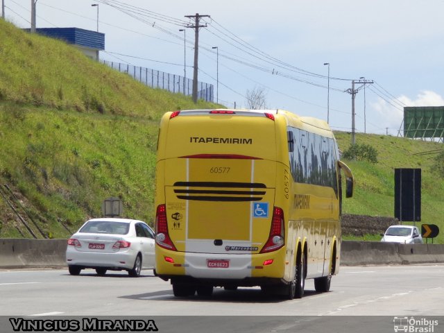 Viação Itapemirim 60577 na cidade de Jacareí, São Paulo, Brasil, por Vinicius Miranda. Número da foto: #2304471.