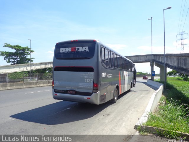 Breda Transportes e Serviços 1137 na cidade de Mongaguá, São Paulo, Brasil, por Lucas Nunes Fernandes. ID da foto: 2306858.