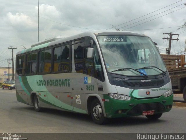 Novo Horizonte Turismo 3621 na cidade de Maceió, Alagoas, Brasil, por Rodrigo Fonseca. ID da foto: 2307177.