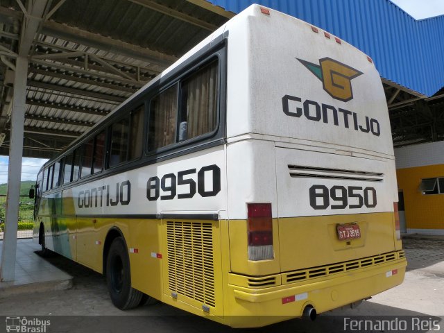 Empresa Gontijo de Transportes 8950 na cidade de Salinas, Minas Gerais, Brasil, por Fernando Reis. ID da foto: 2305930.